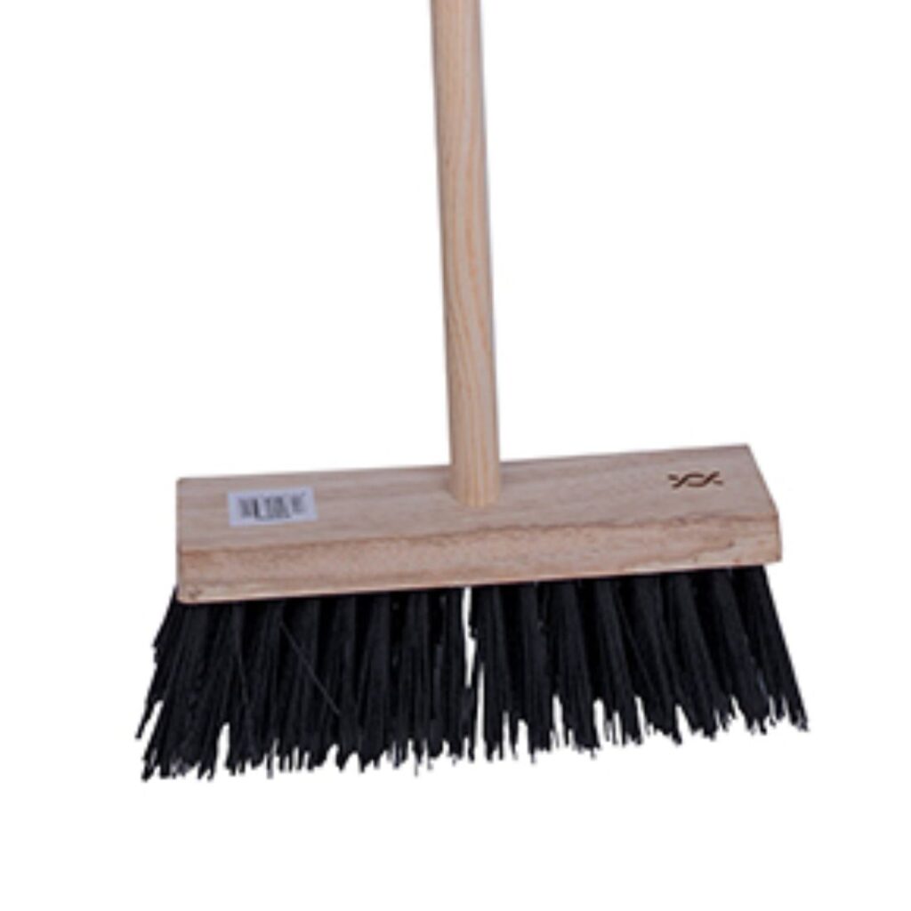 CleanSource 36 STIFF Bassine Wooden Broom Handle Complete JanPal