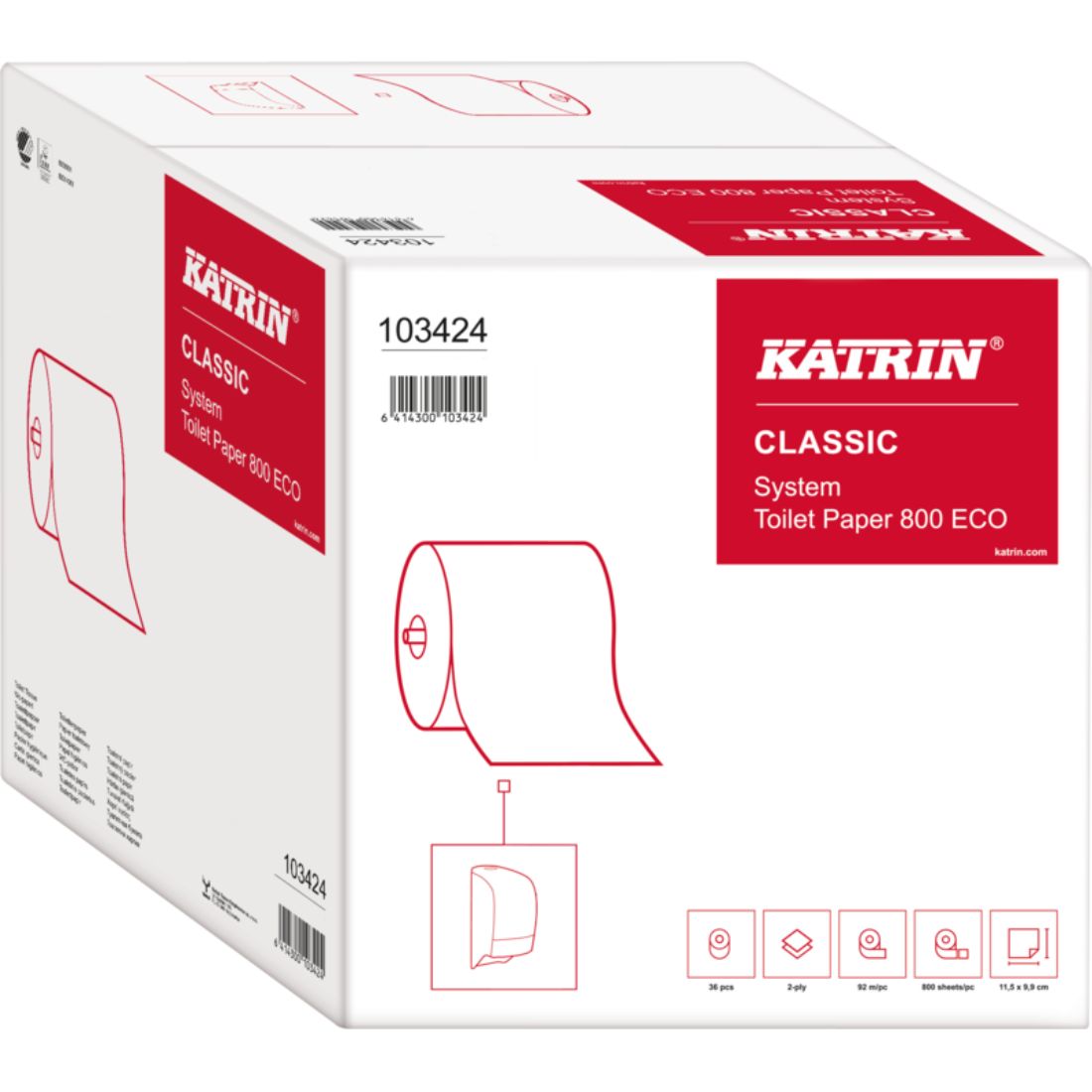 For sale Katrin Classic System Toilet 800, Toilet paper